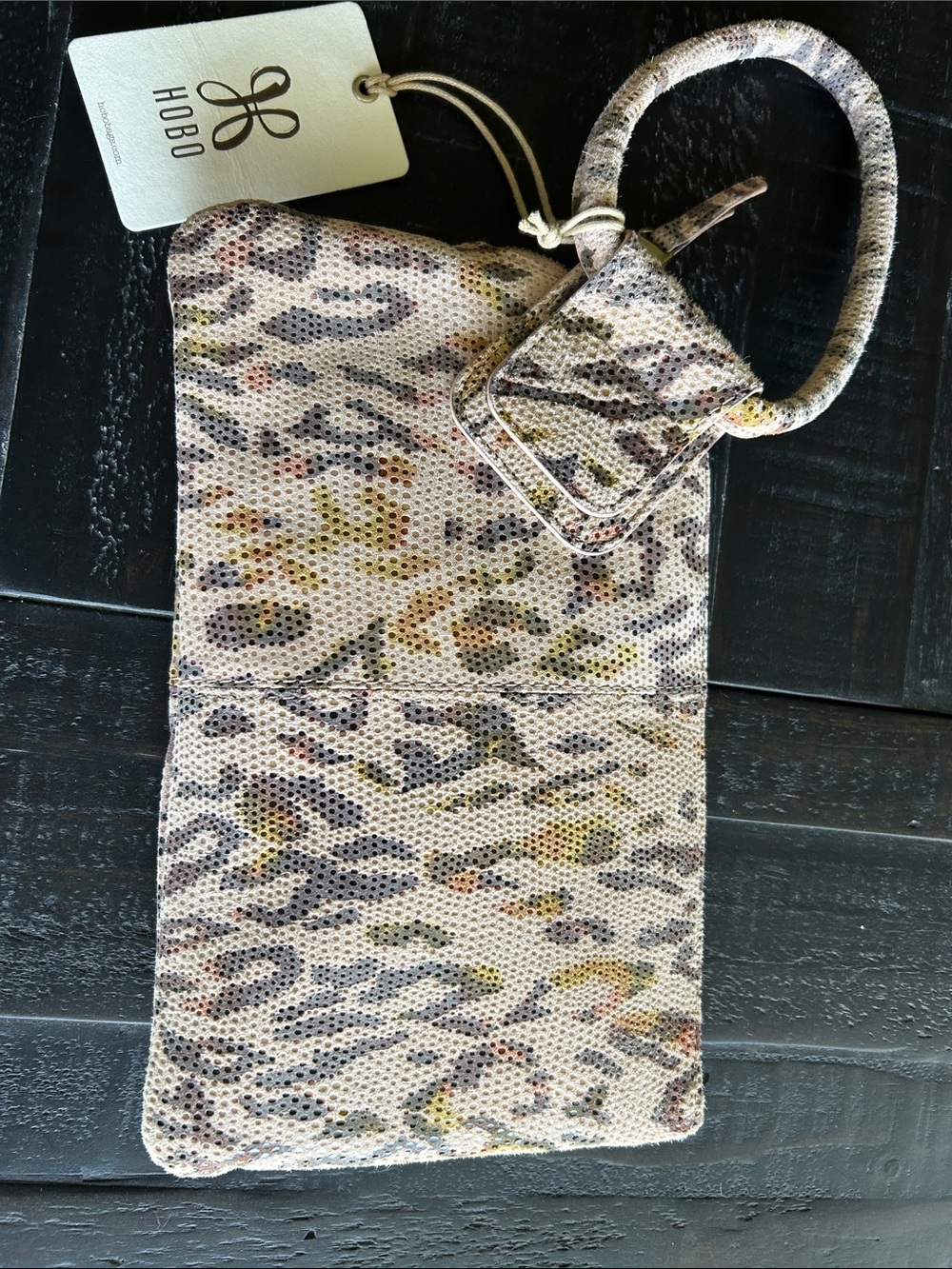 Gorgeous Hobo Summer Safari Print Wristlet - Neutral Tones. Brand new!